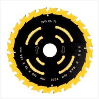 diskas dewalt - DEWALT pjovimo diskai EXTREME 190x30x1,65 24T 3 vnt - 1 nuotrauka