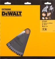 pjovimo diskas 260 - Pjovimo diskas medienai DeWalt; 260x2,6x30,0 mm; Z80; -5° - 1 nuotrauka