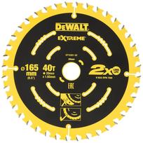 dewalt pjovimo diskas - Pjovimo diskas medienai DeWalt; 165x1,65x20,0 mm; Z40; 18° - 2 nuotrauka