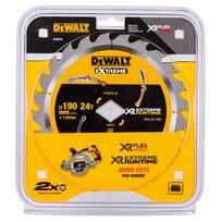 diskas dewalt - Pjovimo diskas medienai DeWalt DT40270; 190 mm; T24 - 2 nuotrauka