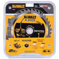 dewalt pjovimo diskas - DeWalt Dewalt diskinio pjūklo diskas 190 mm, 36 dantys (DT99563) - 2 nuotrauka