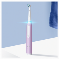 elektrinis dantu sepetelis oral b io series 4 - Braun iO Series 4, violetinis - 3 nuotrauka