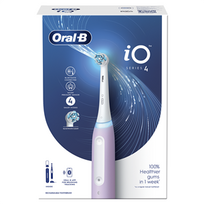 elektrinis dantu sepetelis oral b io series 4 - Braun iO Series 4, violetinis - 5 nuotrauka