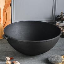 senukai kazanas - Ketaus KAZANAS  WOK 8 l su ketaus dangčiu T405CP - 5 nuotrauka