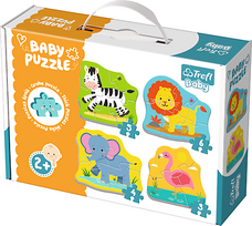 babos babos - Trefl Baby Puzzle Classic Animals On The Safari 36073T - 1 nuotrauka
