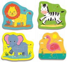 babos babos - Trefl Baby Puzzle Classic Animals On The Safari 36073T - 3 nuotrauka