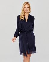 Chalatas moterims Mona Satin (Navy)