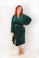 Plus size chalatas moterims