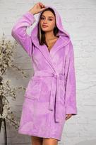 Chalatas moterims Cocoon 585521 01, violetinės spalvos