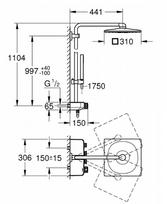 grohe euphoria smartcontrol - Grohe Euphoria SmartControl System 310 Cube Duo 26508000 - 3 nuotrauka