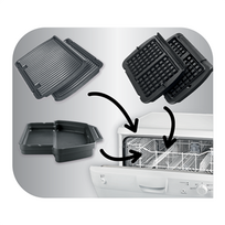 tefal optigrill - Vaflių lėkštės, Optigrill, Tefal priedas - 2 nuotrauka