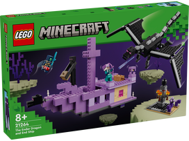 laiva - LEGO The Ender Dragon and End Ship 21264 - 7 nuotrauka