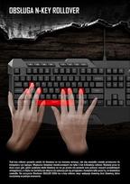 qwertz klaviatura - Sharkoon Skiller SGK4 - 5 nuotrauka