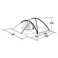 senukai palapines - Outwell Cloud 2 Tent Blue (Mėlyna) - 7 nuotrauka