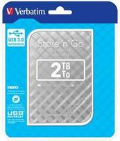 kietasis diskas 2tb 3.5 - Verbatim Store'n'Go Gen.2 2TB Silver (Sidabrinis) - 2 nuotrauka