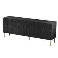 Cama Meble Jungle, juoda, 190 cm x 40.5 cm x 74.5 cm