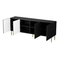 legion 5 - Cama Meble Jungle, juoda, 190 cm x 40.5 cm x 74.5 cm - 3 nuotrauka
