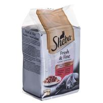 sheba - SHEBA Fresh & Fine (su lašiša, tunu, menke), 6x50g  - 2 nuotrauka