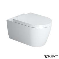 Pakabinamas unitazas Duravit Me By Starck rimless, su dangčiu