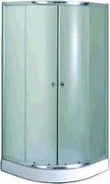 Gotland Eko Shower 80x195x80 Satin/White