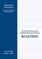 Lietuvos vyriausiojo administracinio teismo biuletenis Nr. 6 (16)