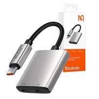 apple usb c adapter - 2in1 garso adapteris Mcdodo CA-5570 2in1 USB-C į 2x USB-C - 1 nuotrauka