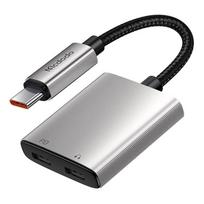 apple usb c adapter - 2in1 garso adapteris Mcdodo CA-5570 2in1 USB-C į 2x USB-C - 3 nuotrauka