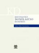 Kristijono Donelaičio reikšmės