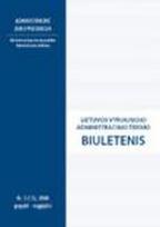 Lietuvos vyriausiojo administracinio teismo biuletenis Nr. 5 (15)