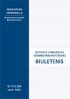 Lietuvos vyriausiojo administracinio teismo biuletenis Nr. 7 (17)
