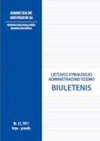 Lietuvos vyriausiojo administracinio teismo biuletenis Nr. 22