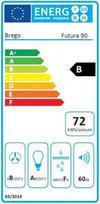 brege - Brego Futura 90 White - 3 nuotrauka
