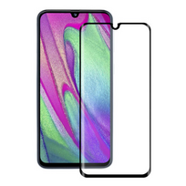 Tempered Glass "9D Full Screen Protective Galaxy A40" Black