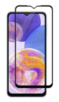 full glue tempered glass screen protector - Fusion Accessories "Full Glue 5D Glass Galaxy A23 5G" Black - 1 nuotrauka