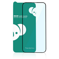 xiaomi 12 apsauginis stiklas - Reals "Bear Super Hard Glass Xiaomi Redmi 12" Black - 1 nuotrauka