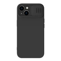 iphone 15 deklas silicone - Nillkin CamShield Silky Silicone Apple iPhone 15 Plus juodas - 2 nuotrauka