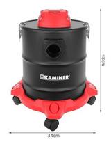 dulkiu, pelenu siurblys - Kaminer 20l 1600W - 9 nuotrauka