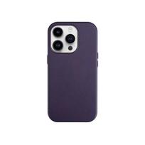 leather apple case - Mag Leather Case Apple iPhone 12 Pro Max tamsiai violetinis - 3 nuotrauka