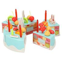 gimtadienio tortai - Žaisliniai virtuvės reikmenys DIY Fruit Cake - 8 nuotrauka
