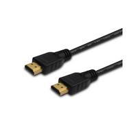 laidai kabeliai jungtys - Jungtis Savio HDMI / HDMI 1m Black - 2 nuotrauka
