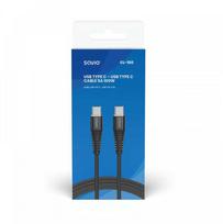 usb c 100w laidas - Savio CL-160 USB kabelis 2 m USB 2.0 USB C - USB C Juoda - 7 nuotrauka