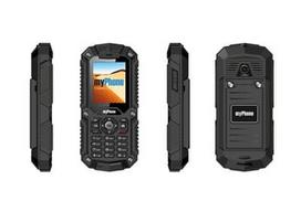 hammer 4 telefonas - MyPhone Hammer Dual Black (Juodas) - 2 nuotrauka