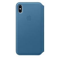 iphone xs max deklas - iPhone XS Max Leather Folio Cape Cod Blue - 1 nuotrauka