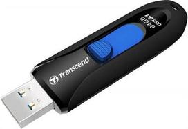 64gb usb - Transcend JetFlash 790 64GB Black/Blue (Juodas/Mėlynas) - 4 nuotrauka