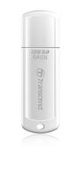 usb drives 64gb - Transcend JetFlash 730 64GB White (Baltas) - 1 nuotrauka