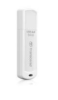 usb drives 64gb - Transcend JetFlash 730 64GB White (Baltas) - 2 nuotrauka