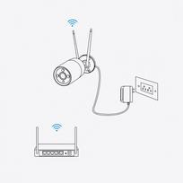 5ghz wifi kamera - Reolink  WiFi Camera  W320  Bullet  5 MP  Fixed  IP67  H.264  Micro SD, Max. 256 G - 3 nuotrauka