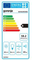 montuojamas gartraukis - Gorenje WHI649EXBG - 5 nuotrauka