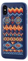 Devia Flower Embroidery Back Case For Apple iPhone X/XS Bohemian Blue