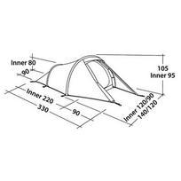 senukai palapines - Robens Tent Arch 2 Red (Raudona) - 10 nuotrauka